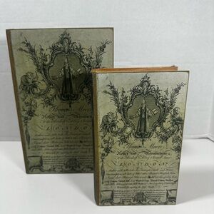 Vintage Decorative Book for Table Decoration, Set of 2 Faux Books,for Home Décor